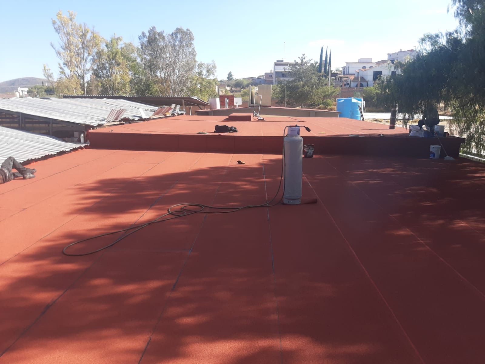 Trabajo de impermeabilización Roofmex